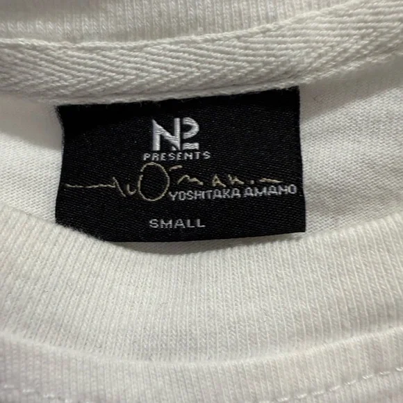 White Graphic Tee by Yoshitaka Amano - Picture 3 of 3
